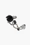 Dsquared2 Metal Single Clip-on Gothic Flower Earring With Rose-shaped