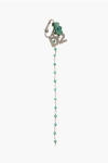 Dsquared2 Metal Sparkling Evening Clip-on Single Earring With Beads