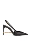 Dsquared2 메탈 바 슬링백 펌프스 In Black