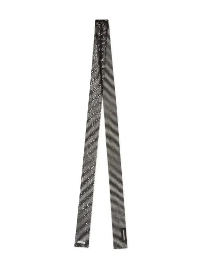Dsquared2 Metallic Scarf In Gray