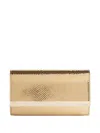 Dsquared2 Metallic Textured Wallet In Gold