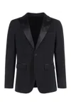 Dsquared2 Miami Virgin Wool Two-pieces Suit With Satin Lapels