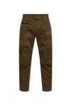 Dsquared2 Pantaloni Chino Con Strappi Marrone In Brown