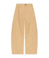 Dsquared2 Mid-rise Boyfriend Trousers In Nude