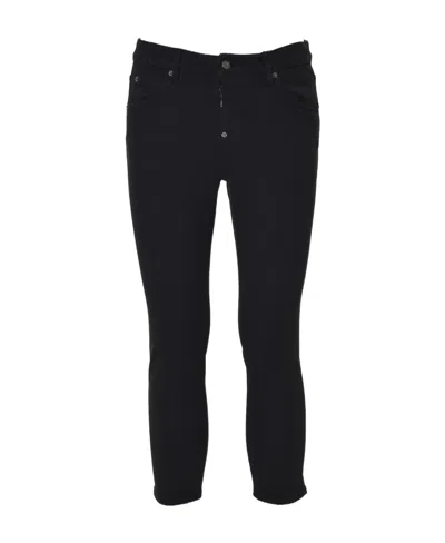 DSQUARED2 DSQUARED2 LOW-RISE CROPPED SKINNY TROUSERS
