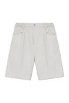 Dsquared2 Dsquared Men Denim Bermuda Shorts In White