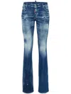 Dsquared2 Mid-rise Flared Jeans In Blue
