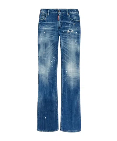 DSQUARED2 DSQUARED2 DISTRESSED FLARED JEANS