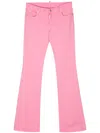 Dsquared2 Denim Mid-rise Flared Jeans In Pink