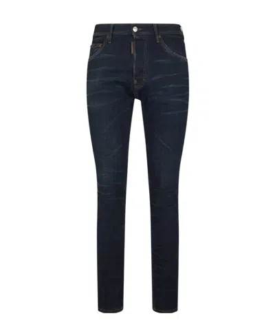 Dsquared2 Mid-rise Skinny Jeans In Black