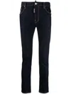 Dsquared2 Slim Indigo Denim With Logo Detailing In Blue