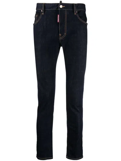 DSQUARED2 MID-RISE SKINNY JEANS