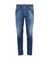 Dsquared2 Jeans Skinny A Vita Media In Blue