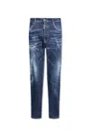 Dsquared2 Distressed Skinny Jeans In Blue