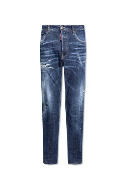 DSQUARED2 MID-RISE SLIM JEANS