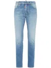 Dsquared2 Stylish Trousers Five-pocket Design In Blue