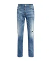 Dsquared2 Mid-rise Straight-leg Jeans In Blue