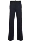 Dsquared2 Mid-rise Tailored Trousers In Blue