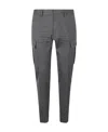 Dsquared2 Flannel Cigarette Trousers In Black