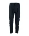 Dsquared2 Blue Medium Waist Trousers In Black