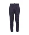 Dsquared2 Mid-rise Tapered Trousers In Black