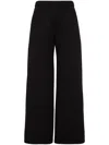 Dsquared2 Mid-rise Wide-leg Trousers In Black
