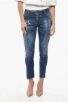 Dsquared2 Mid Waisted Jennifer Fit Denims With Belt Loops 14cm