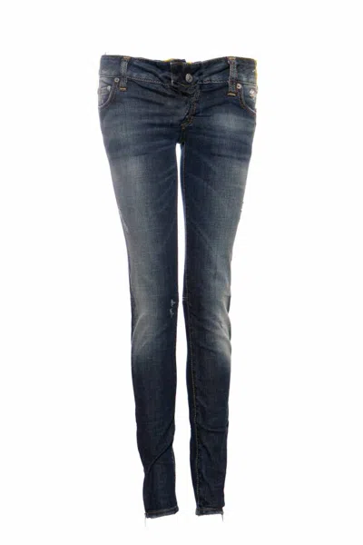 Dsquared2 , Middle Blue Biker Jeans