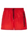 Dsquared2 Swim Trunks Mid-length Elastic Waistband In Red