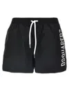 Dsquared2 Medium And Long Boxer Swimsuit In Black