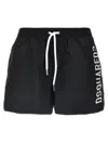 Dsquared2 Medium And Long Boxer Swimsuit In Black