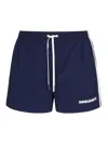Dsquared2 Elastic Waist Swimming Trunks In Blue