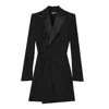 Dsquared2 Double-breasted Blazer Dress In Black