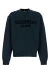 Dsquared2 Dsquared Midnight Blue Cotton Sweatshirt In Blue
