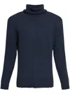 Dsquared2 Wool & Cashmere Turtleneck Sweater In Blue