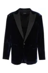 Dsquared2 Giacca In Velluto Blu Notte Uomo In Pink