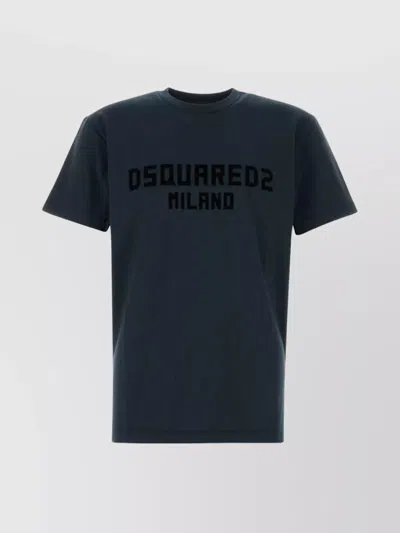 DSQUARED2 MIDNIGHT COTTON CREW NECK T-SHIRT