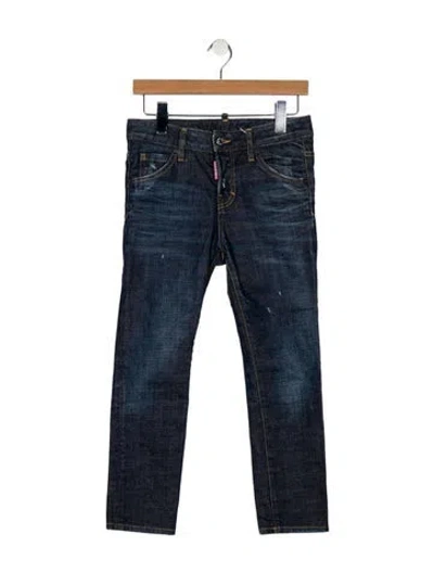 Pre-owned Dsquared2 Mid-rise Skinny Leg Jeans In Blue