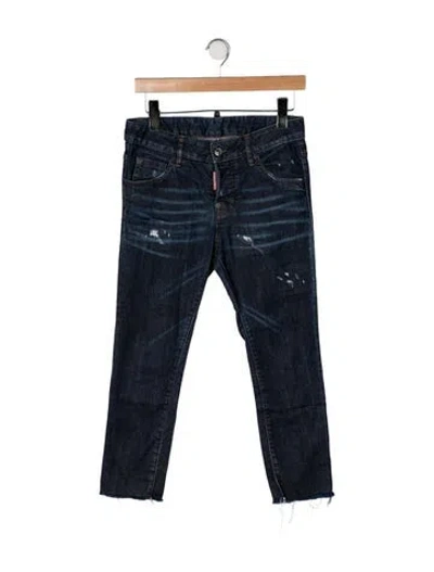 Pre-owned Dsquared2 Mid-rise Skinny Leg Jeans In Grey