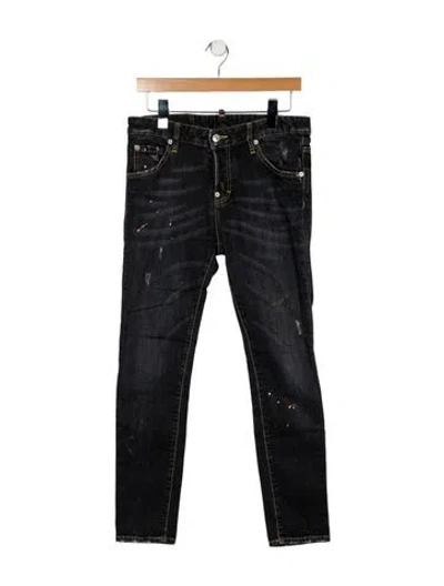 Pre-owned Dsquared2 Mid-rise Skinny Leg Jeans In Multi