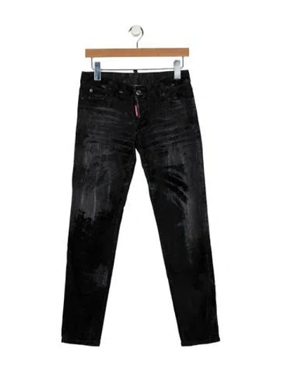 Pre-owned Dsquared2 Mid-rise Skinny Leg Jeans In Multi
