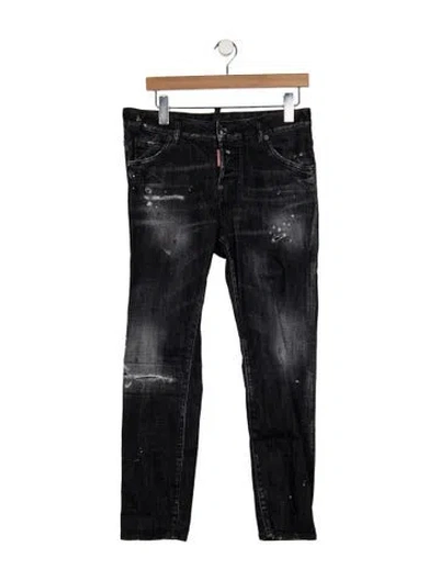 Pre-owned Dsquared2 Mid-rise Skinny Leg Jeans In Multi