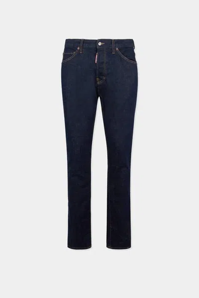 Dsquared2 Mid-rise Straight-leg Jeans In Navy