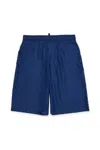 Dsquared2 Milan Branded Boxer Shorts In Blue