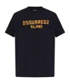 Dsquared2 Dsquared Men T-shirt With Logo In Black