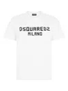 Dsquared2 Milano Just Right Logo-print T-shirt In White