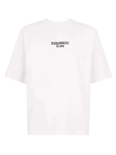 Dsquared2 Milano Loose Fit T-shirt In White