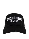 Dsquared2 Milano Patch Baseball Cap In Black