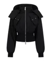 Dsquared2 Military Chic Mini Down Jacket In Black