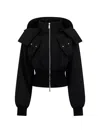Dsquared2 Military Chic Mini Down Jacket In Black